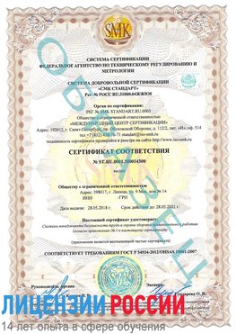 Образец сертификата соответствия Шилка Сертификат OHSAS 18001